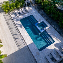 Image of pool at Sunrise Bay Florida Short Term Rental in Holmes Beach, Manatee County, Florida