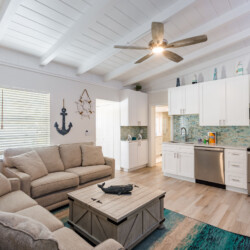 Image of common area & kitchen at Sunrise Bay Florida Short Term Rental in Holmes Beach, Manatee County, Florida
