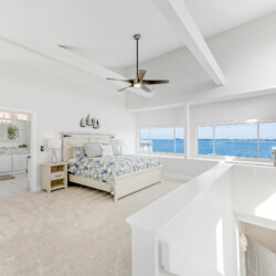 Image of bedroom with bay view at Sunrise Bay Florida Short Term Rental in Holmes Beach, Manatee County, Florida