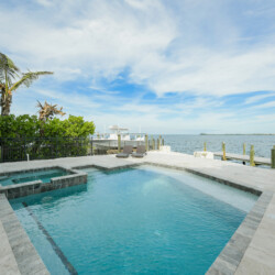 Image of Sunrise Bay Florida Short Term Rental Pool View in Holmes Beach, Manatee County, Florida