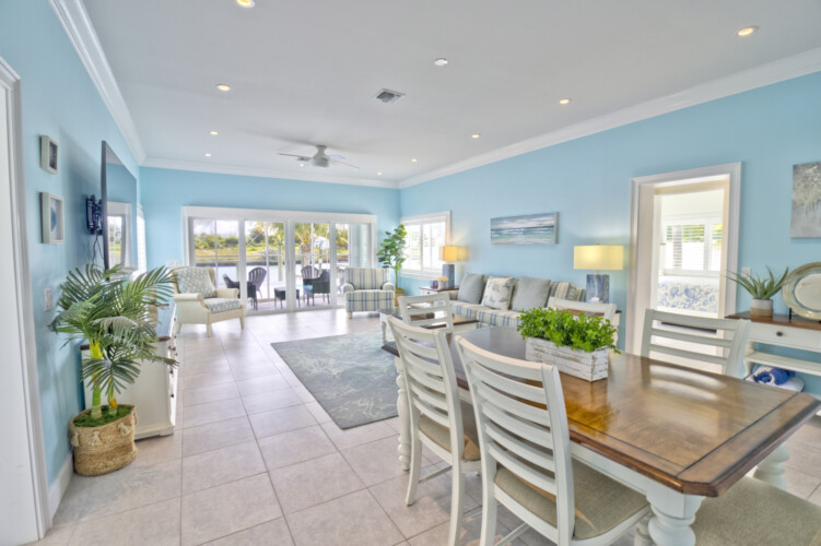 Dining and Living Space - Short Term Rental in Abaco Bahamas