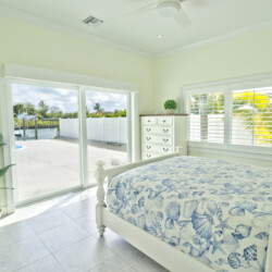 Main Bedroom with Water View - Short Term Rental in Abaco Bahamas