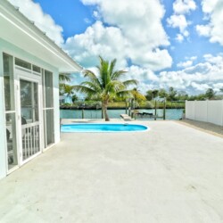 Pool and Canal View - Short Term Rental in Abaco Bahamas